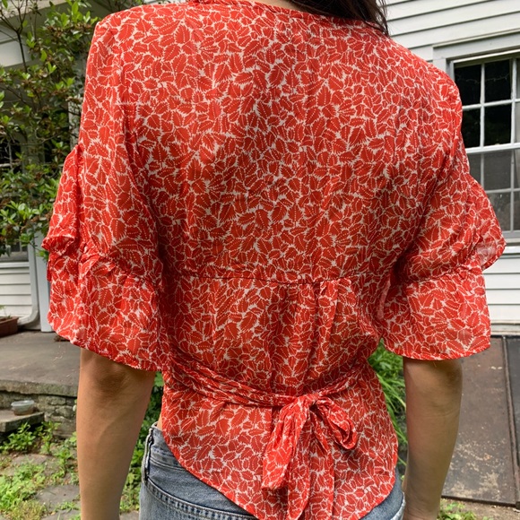 Ava. wrap shirt - Picture 2 of 4